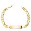 Pulsera Esclava de Hombre en Oro Amarillo 18K – Eslabón Fígaro Cartier 3x1
